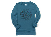 Bigfoot Winter Adult Long Sleeve Shirts - light or dark artwork