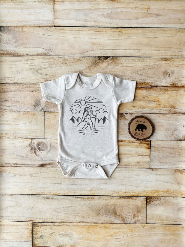 Bigfoot Hiking Bodysuits, Shirts & Raglans for Baby, Toddler & Youth