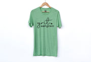Grit and Grace Adult Shirts - light or dark artwork