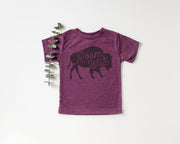 Roam Wild Buffalo Triblend Baby, Toddler & Youth Shirts