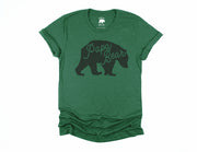 Papa Bear Adult Shirts - light or dark artwork