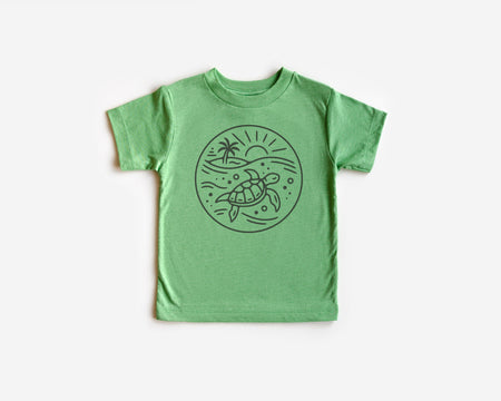 Florida Sea Turtle Baby, Toddler & Youth Shirt - light or dark artwork
