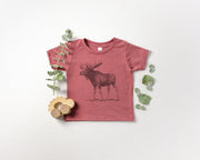 Moose Standing Tall Baby, Toddler & Youth Shirts