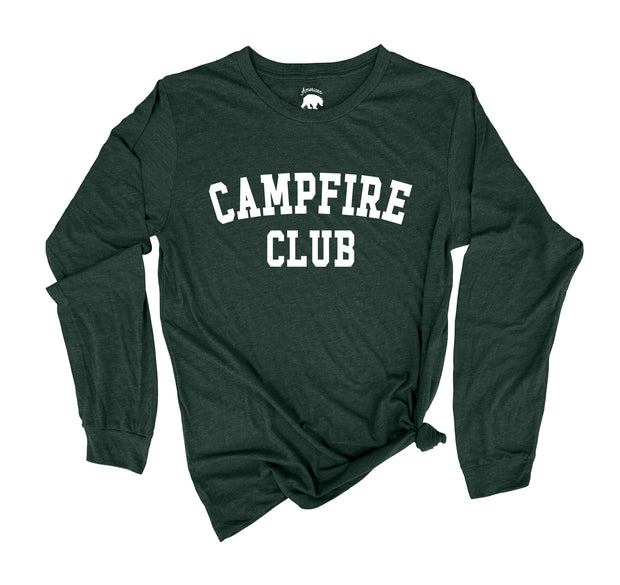 Campfire Club Long Sleeve Shirts - light or dark artwork