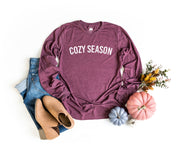 Cozy Season Long Sleeve Shirts - light or dark artwork