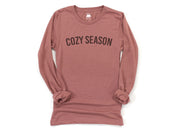 Cozy Season Long Sleeve Shirts - light or dark artwork