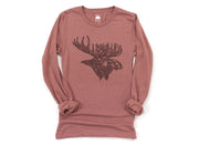 Moose Head Long Sleeve Shirts