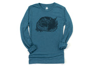 Fox Mountain Adult Long Sleeve Shirts - one color artwork