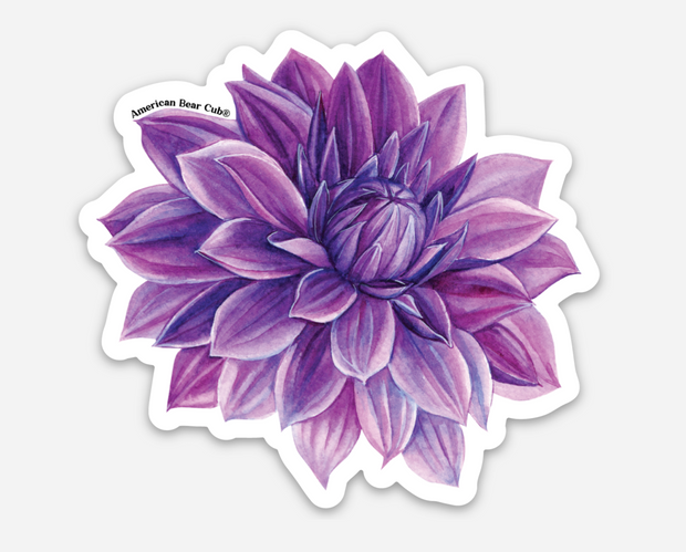 Purple Lotus Flower Stickers – American Bear Cub®