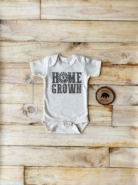 Home Grown Bodysuits, Shirts & Raglans for Baby, Toddler & Youth