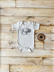 Rugged Buffalo Bodysuits, Shirts & Raglans for Baby, Toddler & Youth