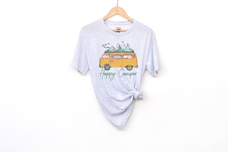Happy Camper Van Adult Shirts