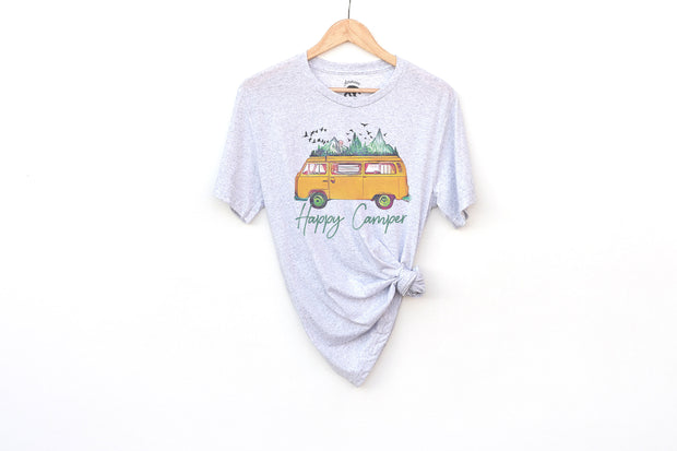 Happy Camper Van Adult Shirts
