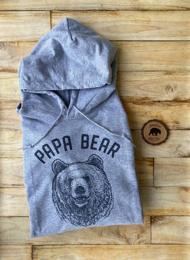 Papa Bear Adult Hoodies