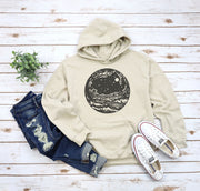 Countryside at Night Adult Hoodies