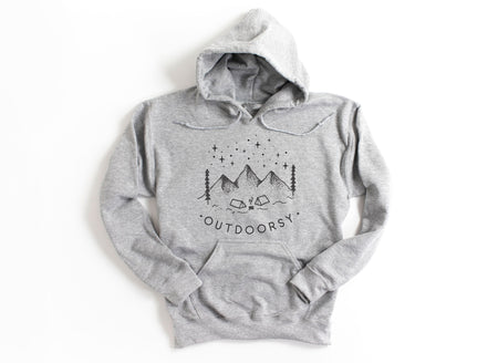 Outdoorsy Camping in the Mountains Adult Hoodies