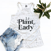 Plant Lady flowy racerback tank tops