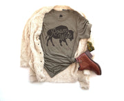Roam Wild Buffalo Adult Shirt