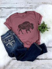 Roam Wild Buffalo Adult Shirt